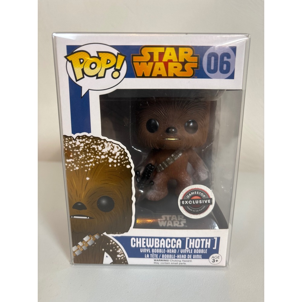 Funko Pop Star Wars Chewbacca Hoth 06 GameStop Exclusive Vinyl Bobble-Head